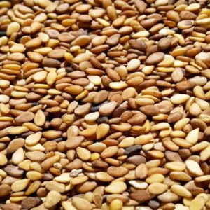 کنجد قهوه ای